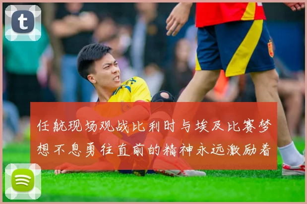 任航现场观战比利时与埃及比赛梦想不息勇往直前的精神永远激励着我们